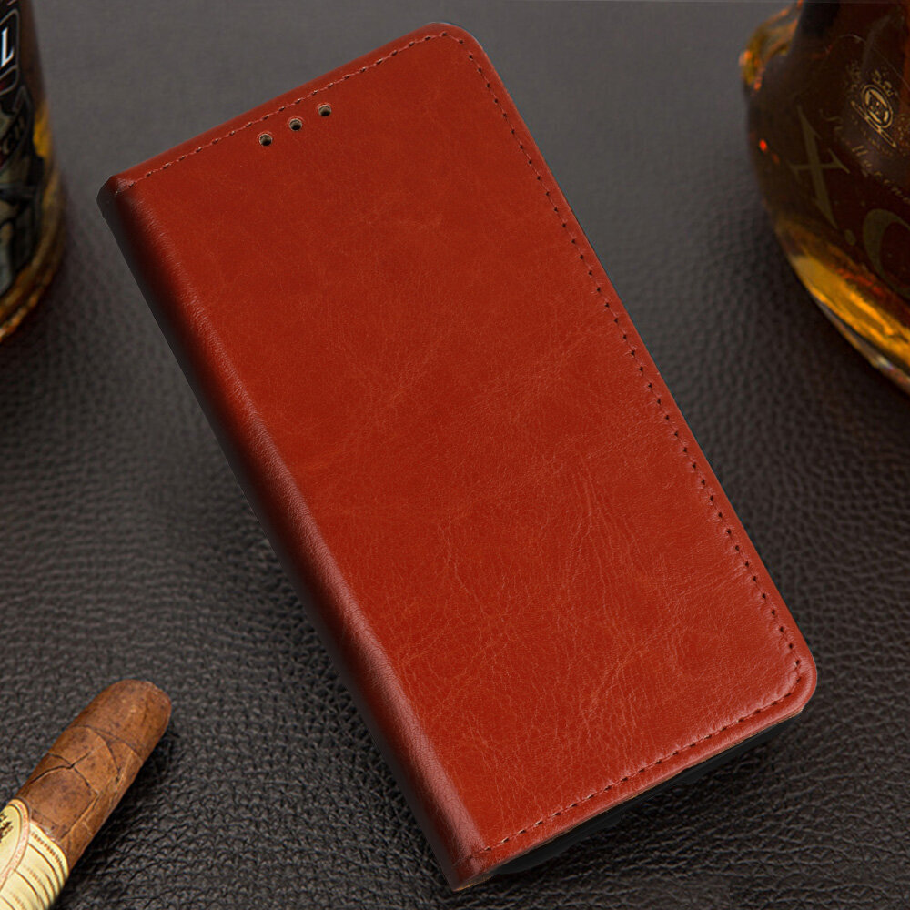 Leather book Samsung Galaxy A72 5G, brūns cena un informācija | Telefonu vāciņi, maciņi | 220.lv