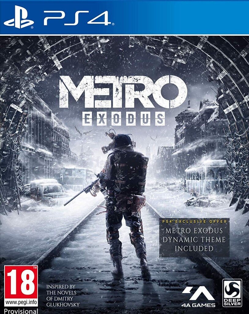 Компьютерная игра PS4 Metro Exodus цена | 220.lv