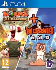 Spēle priekš PlayStation 4, Worms: Battlegrounds + Worms: W.M.D. Bundle cena un informācija | Datorspēles | 220.lv