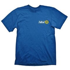 T-Shirt Fallout 76 Vault 76, Blue Size XL cena un informācija | Datorspēļu suvenīri | 220.lv