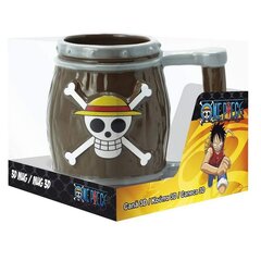 One Piece - Barrel 3D Mug, 350ml cena un informācija | Datorspēļu suvenīri | 220.lv