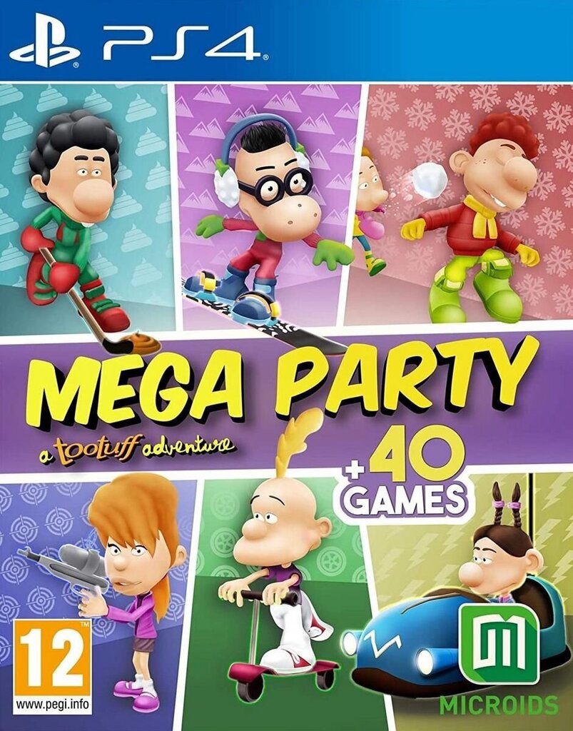 Компьютерная игра PS4 Mega Party: A Tootuff Adventure incl. 40 Games цена |  220.lv