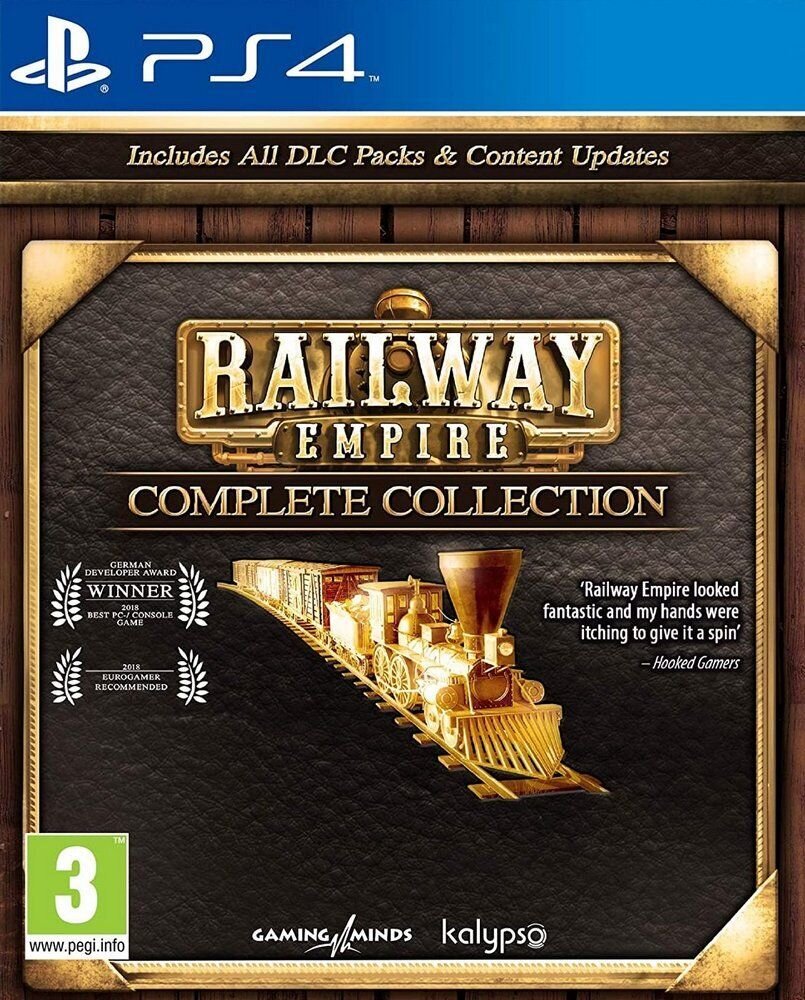 Компьютерная игра Компьютерная игра PS4 Railway Empire Complete Collection  цена | 220.lv