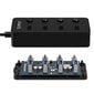 Adapteris Orico USB 3.0 Hub with switches, 5x USB (black) cena un informācija | Adapteri un USB centrmezgli | 220.lv