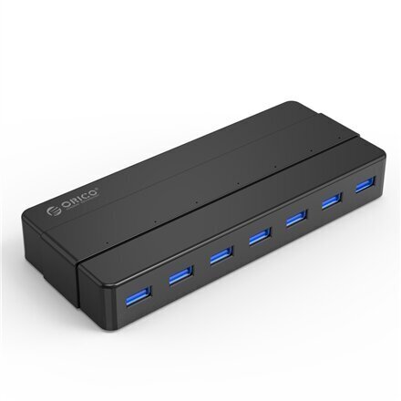 Adapter Hub 7-in-1 Orico USB 3.0 + USB 3.0 cable 1m cena un informācija | Adapteri un USB centrmezgli | 220.lv