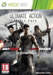 Xbox 360 Ultimate Action Triple Pack: Just Cause 2, Tomb Raider and Sleeping Dogs цена и информация | Игра SWITCH NINTENDO Монополия | 220.lv