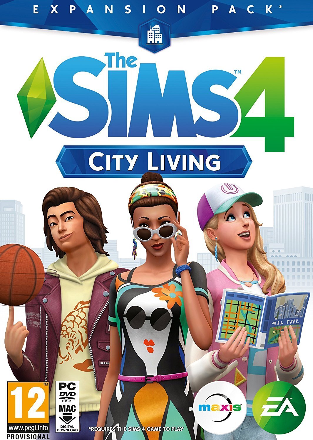 Компьютерная Игра PC Sims 4: City Living Expansion Pack - Digital.