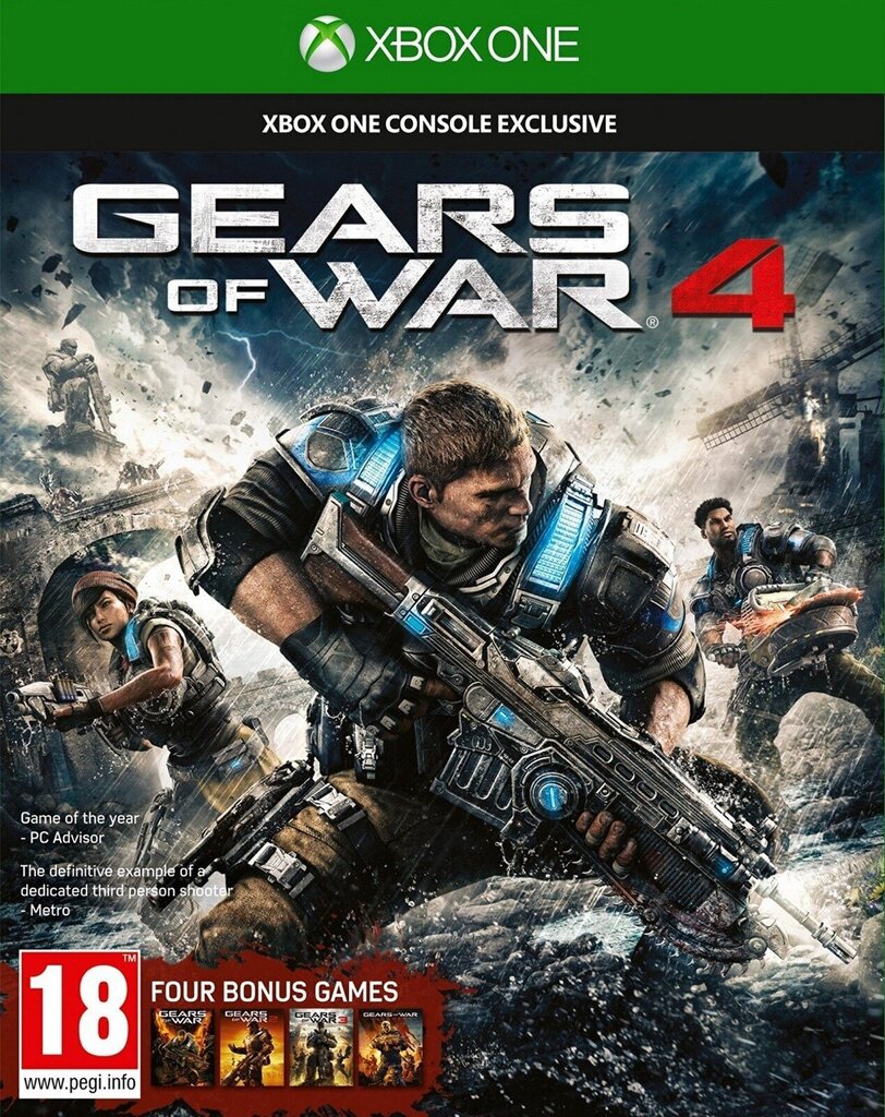 Xbox One Gears of War 4 incl. GoW Collection Digital Download cena un informācija | Datorspēles | 220.lv