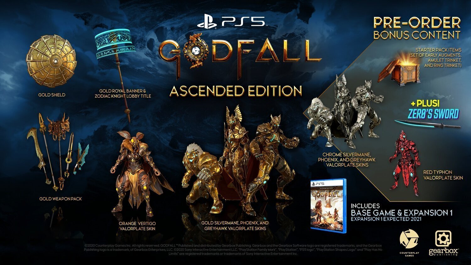 PS5 Godfall Ascended Edition цена и информация | Datorspēles | 220.lv
