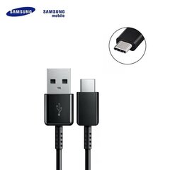 Samsung EP-DG970BBE Galaxy S10 / S10+ / S10e USB 2.0 на Type-C 3.1 Qualcom Кабель данных и заряда 1.2m Черный (OEM) цена и информация | Кабели для телефонов | 220.lv