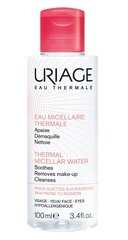 Мицеллярная вода для кожи склонной к покраснению Uriage Thermale, 100 мл цена и информация | Средства для очищения лица | 220.lv