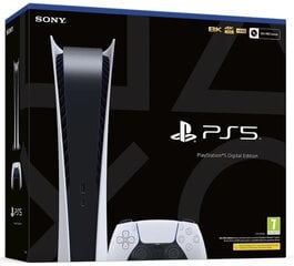 Sony PlayStation 5, Digital Edition цена и информация | Игровые приставки | 220.lv