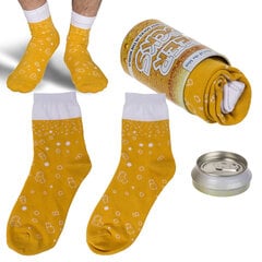 Носки в консервной банке «Beer socks» цена и информация | Оригинальные носки | 220.lv