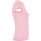 T-krekls ar apaļu apkakli LON6627, rozā cena un informācija | Blūzes, sieviešu krekli | 220.lv