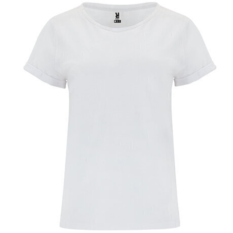 Sieviešu krekls ar īsām piedurknēm, balts цена и информация | T-krekli sievietēm | 220.lv