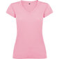 Sieviešu T-krekls ar V-veida kakla izgriezumu, gaiši rozā cena un informācija | T-krekli sievietēm | 220.lv