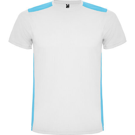 Sporta T-krekls ar īsām piedurknēm, balts/zils cena un informācija | Zēnu krekli | 220.lv