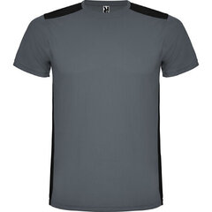 Sporta T-krekls ar īsām piedurknēm, pelēks/melns cena un informācija | Zēnu krekli | 220.lv