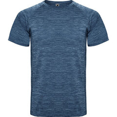 Sporta poliestera T-krekls ar reglāna stila īsām piedurknēm, tumši zils cena un informācija | Sporta apģērbs vīriešiem | 220.lv