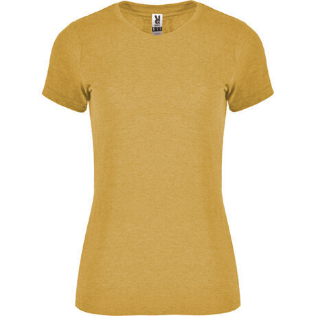 T-krekls ar īsām piedurknēm sievietēm, brūns/dzeltens цена и информация | T-krekli sievietēm | 220.lv