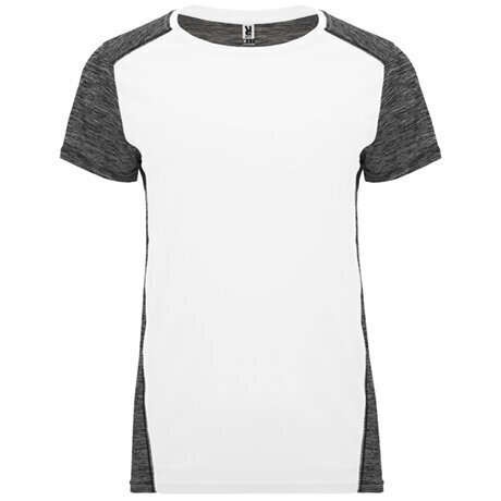 T-krekls ar īsām piedurknēm sievietēm, balts/melns цена и информация | T-krekli sievietēm | 220.lv