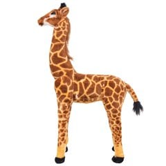 Rotaļu žirafe, XXL, plīšs, brūna ar dzeltenu цена и информация | Мягкие игрушки | 220.lv
