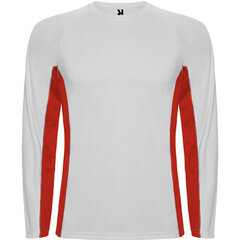 Sporta T-krekls, balts/sarkans cena un informācija | Sporta apģērbs vīriešiem | 220.lv