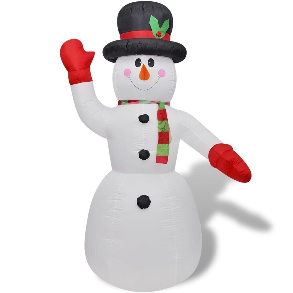 Piepūšams sniegavīrs, 240 cm cena un informācija | Svētku dekorācijas | 220.lv