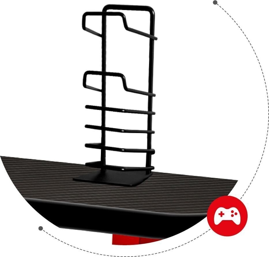 Spēļu galds Huzaro Hero 5.0, melns cena un informācija | Datorgaldi, rakstāmgaldi, biroja galdi | 220.lv
