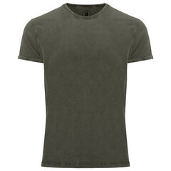 T-krekls ar īsām piedurknēm, tumši zaļš cena un informācija | Vīriešu T-krekli | 220.lv
