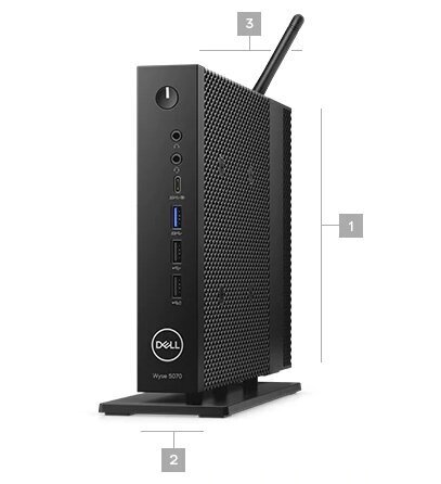 DELL Wyse 5070 TC Celeron J4105 8GB RAM 256GB SSD Win10 cena un informācija | Stacionārie datori | 220.lv