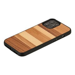 MAN&WOOD, iPhone 12 Pro Max, brūns cena un informācija | Telefonu vāciņi, maciņi | 220.lv