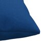 Dekoratīvi spilveni, 4 gab., 50x50 cm, koši zils audums cena un informācija | Dekoratīvie spilveni un spilvendrānas | 220.lv