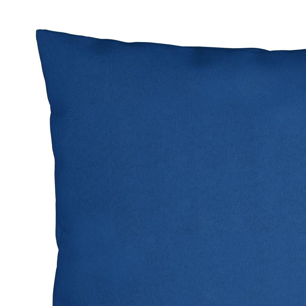 Dekoratīvi spilveni, 4 gab., 50x50 cm, koši zils audums цена и информация | Dekoratīvie spilveni un spilvendrānas | 220.lv