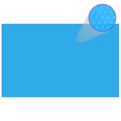 vidaXL baseina pārklājs, 800x500 cm, četrstūra, PE, zils cena un informācija | Baseinu piederumi | 220.lv