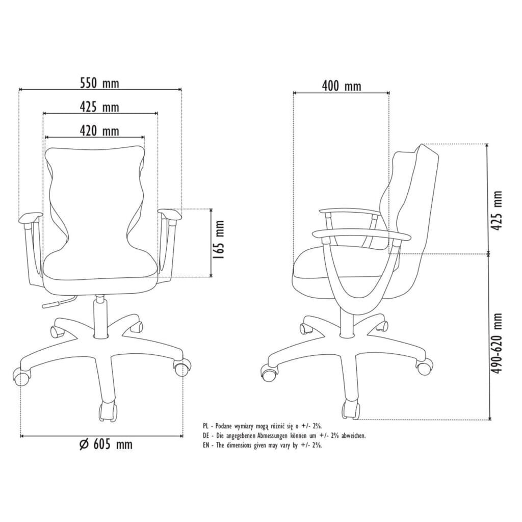 Good Chair biroja krēsls NORM, melns, BA-B-6-BC-FC01-B cena un informācija | Biroja krēsli | 220.lv