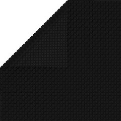 vidaXL baseina pārklājs, 500x300 cm, četrstūra, PE, melns цена и информация | Аксессуары для бассейнов | 220.lv