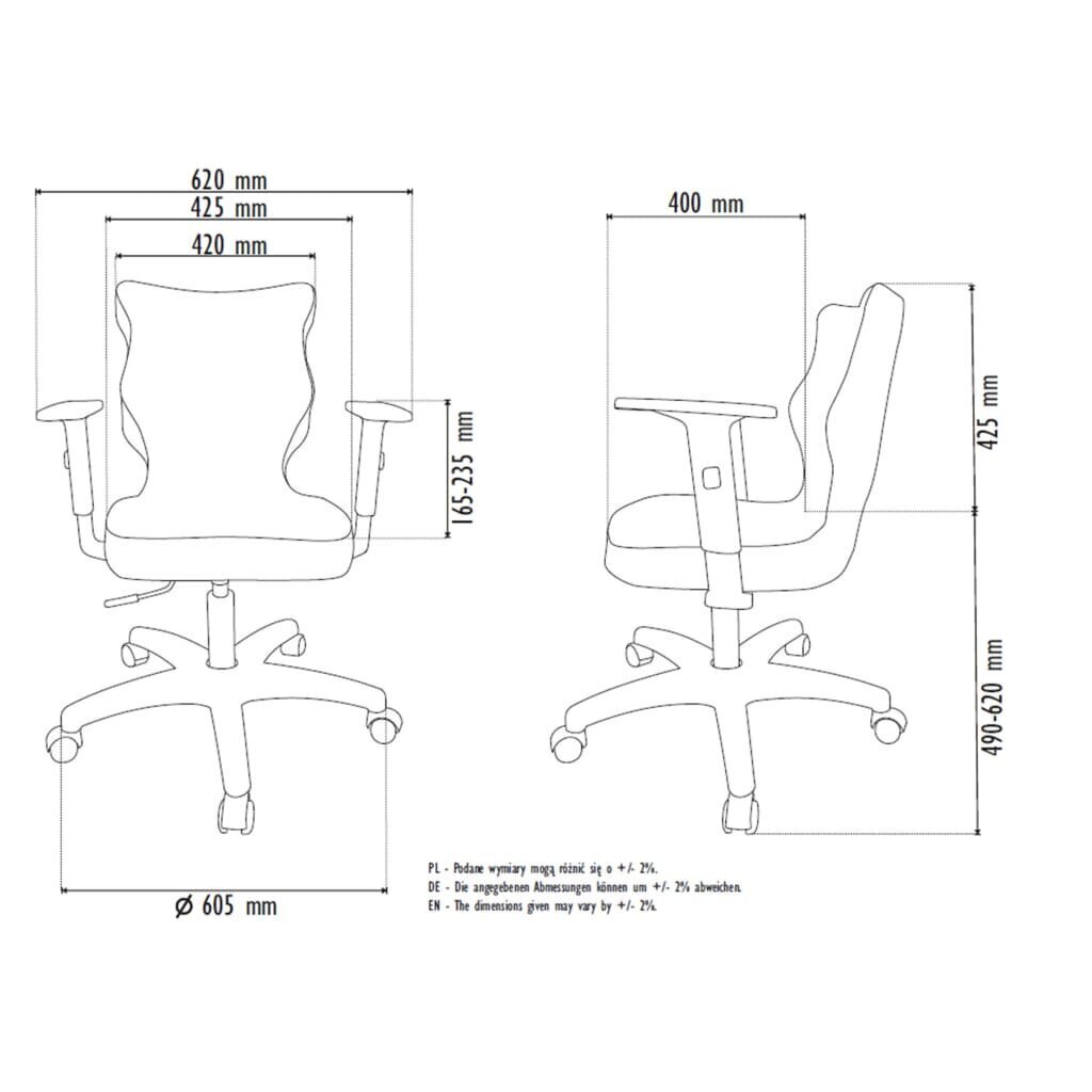 Good Chair biroja krēsls UNI, antracītpelēks, BA-C-6-B-C-DC17-B cena un informācija | Biroja krēsli | 220.lv