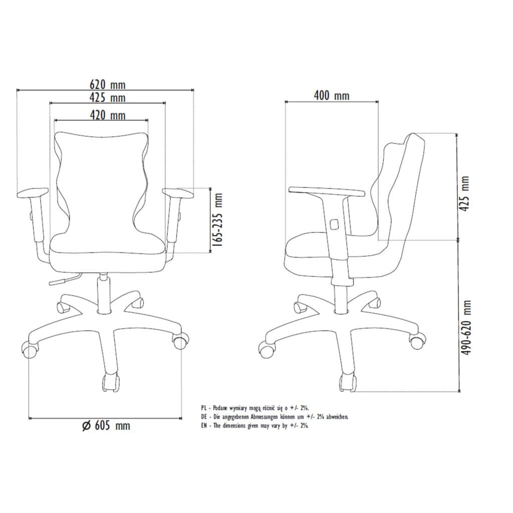 Good Chair biroja krēsls UNI, piparmētru zaļš, BA-C-6-B-C-DC20-B cena un informācija | Biroja krēsli | 220.lv