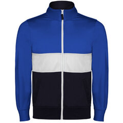 Sporta tērps - jaka un bikses, zils/balts cena un informācija | Sporta apģērbs vīriešiem | 220.lv