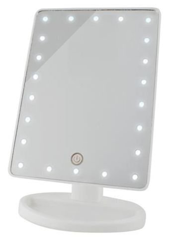 Spogulis ar LED apgaismojumu 180° cena un informācija | Vannas istabas aksesuāri | 220.lv