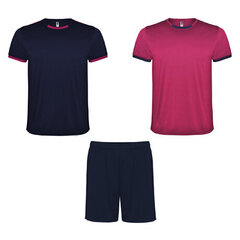 Unisex sporta tērps: 2 T-krekli + 1 šorti, zils/rozā cena un informācija | Sporta apģērbs vīriešiem | 220.lv