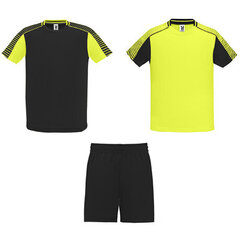 Unisex sporta komplekts: 2 T-krekli un 1 šorti, dzeltens/melns cena un informācija | Sporta apģērbs vīriešiem | 220.lv