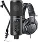 Audio Technica ATR2500x-USB + ATH-M20x + Boom Arm cena un informācija | Austiņas | 220.lv