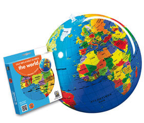 Надувной шар-глобус Caly World, 40964, 30 см цена и информация | Развивающие игрушки | 220.lv