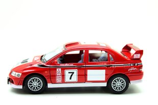 Модель автомобиля Kinsmart Mitsubishi Lancer Evolution VII WRC цена и информация | Конструктор автомобилей игрушки для мальчиков | 220.lv