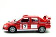 Automašīnas modelis Kinsmart Mitsubishi Lancer Evolution VII WRC cena un informācija | Rotaļlietas zēniem | 220.lv