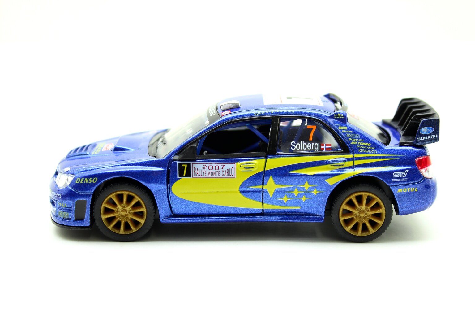 Automašīnas modelis Kinsmart Subaru Impreza WRC 2007 cena un informācija | Rotaļlietas zēniem | 220.lv