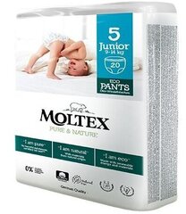 Подгузники-трусики Moltex Pure & Nature 5 Junior 9-14кг 20шт цена и информация | Подгузники | 220.lv