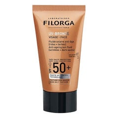 Daudzfunkcionāls, no saules aizsargājošs sejas šķidrums Filorga UV-Bronze SPF 50, 40 ml цена и информация | Кремы от загара | 220.lv